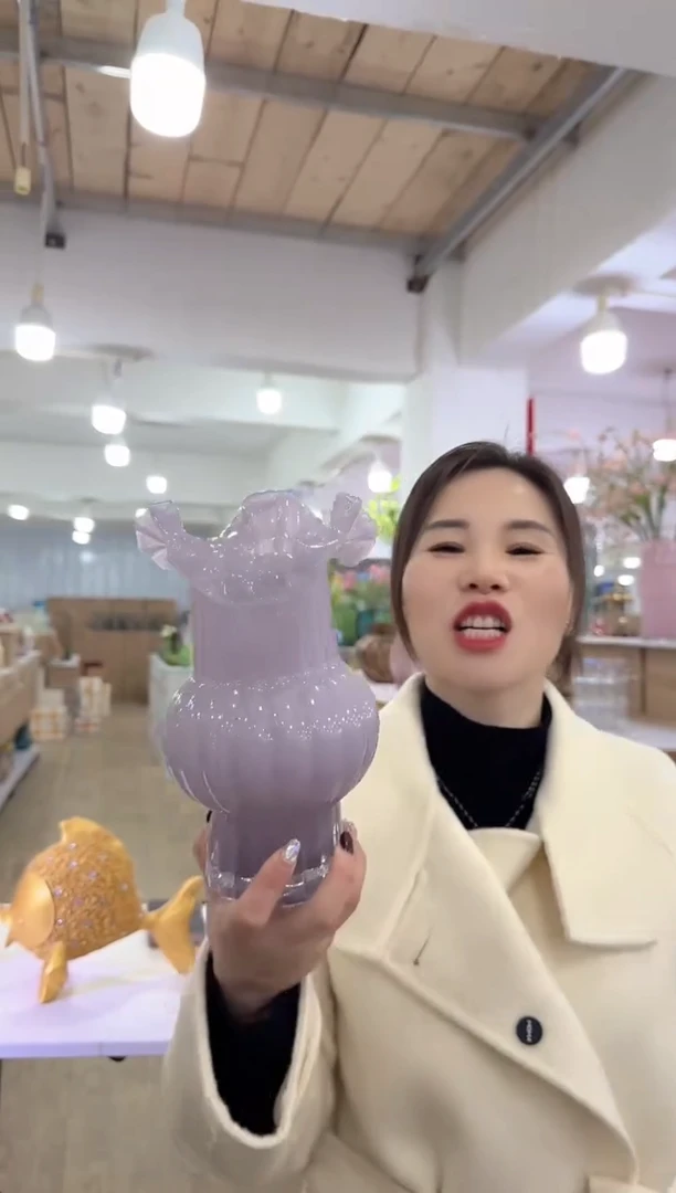 【闪购商品】无铅玻璃洛芙花器-u-早11