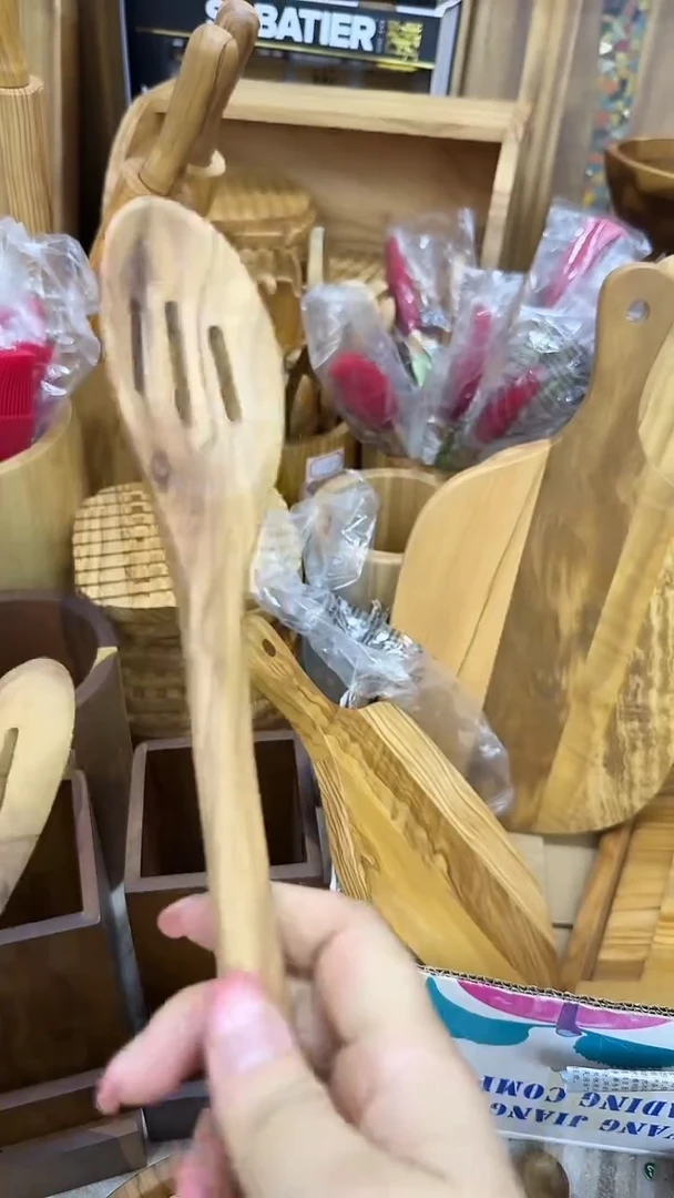 闪购链接 孤品瑕疵橄榄木漏勺