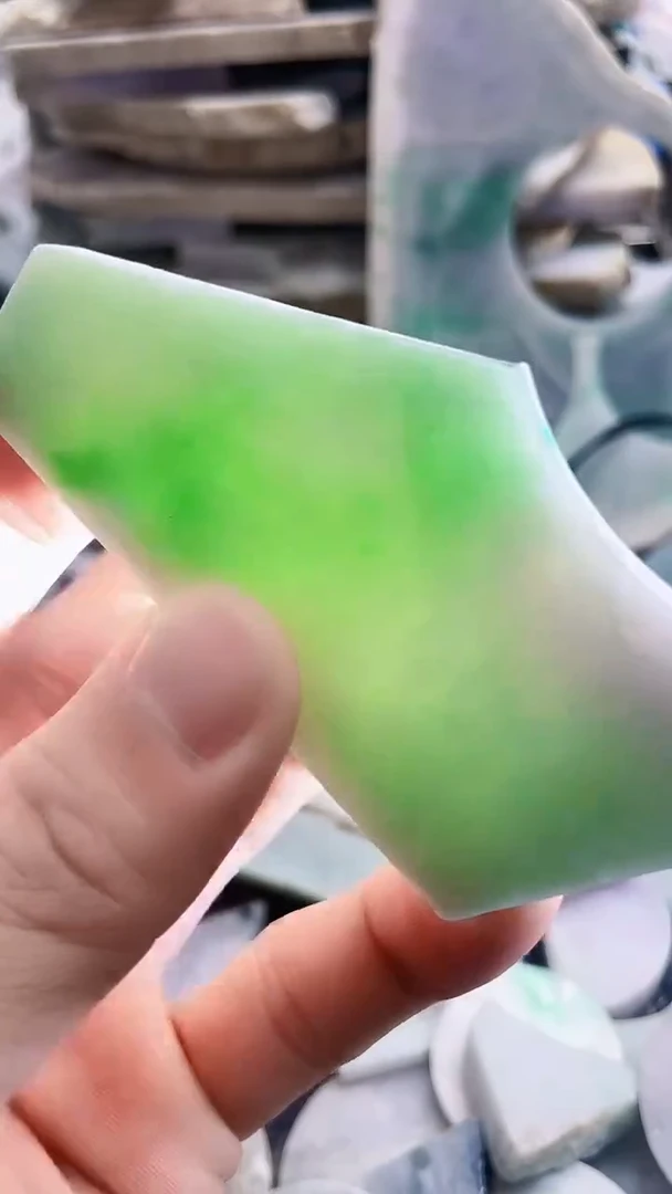 裸石翡翠天然A货翡翠板料