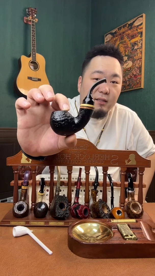 石楠木木雕款意大利进口石楠木烟斗