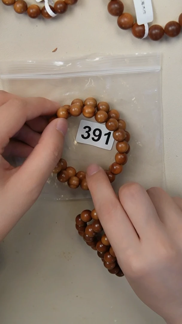 檀香木手串/手链老山檀香1.0圆珠多圈108颗