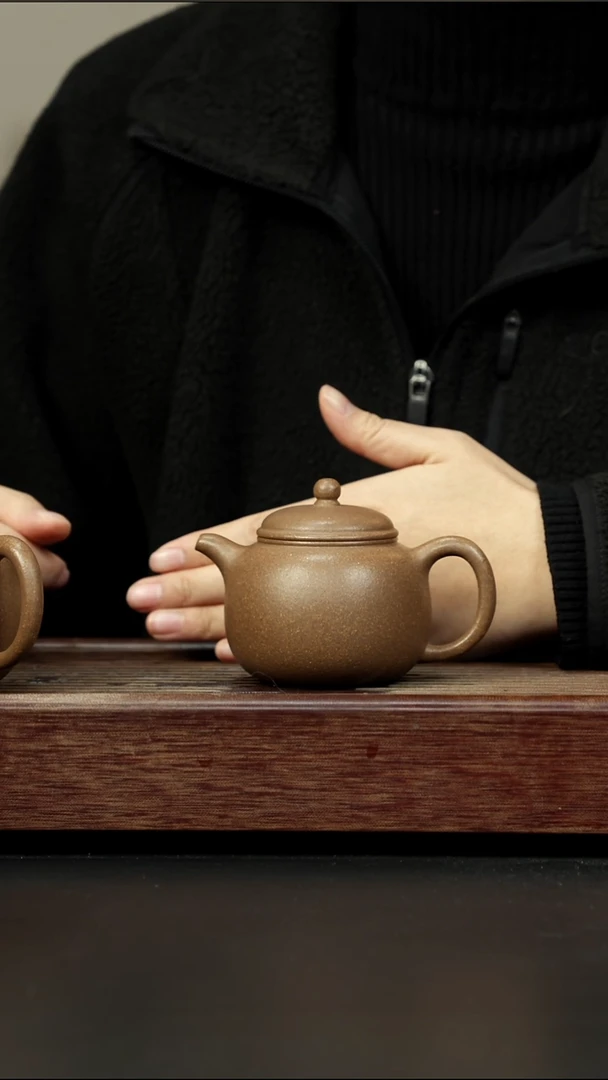 茶壶紫砂芝麻绿 小匏樽 170cc左右