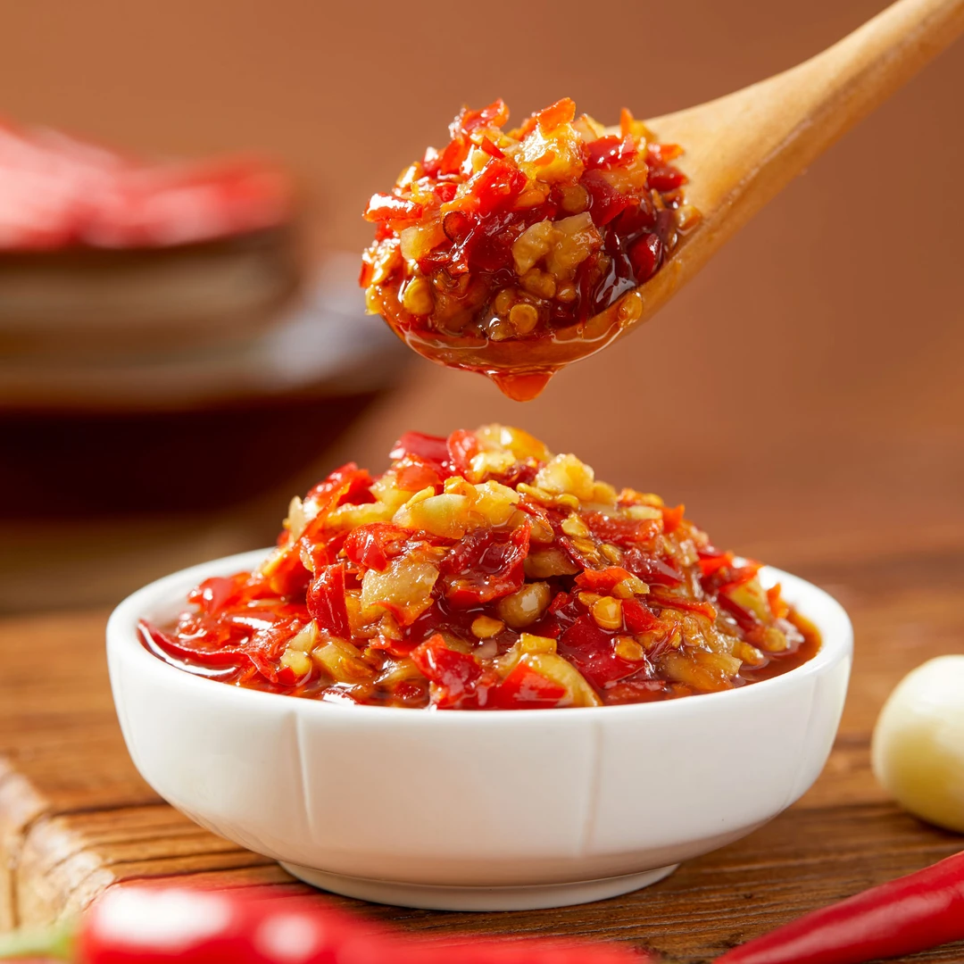 蒜蓉辣椒酱无添加拌饭拌面食材伴侣香辣味