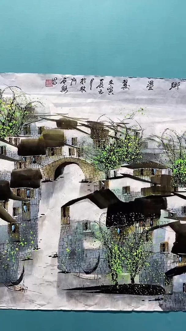 国画国画画都展厅国画作品B6