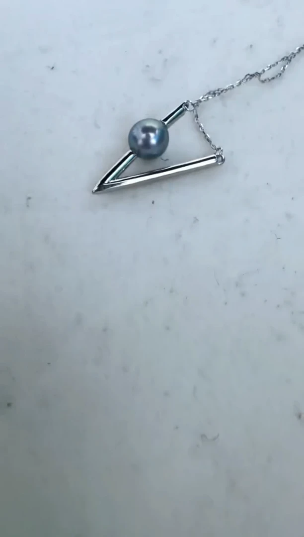 【闪购商品】海水珍珠颈饰银S925镶嵌项链