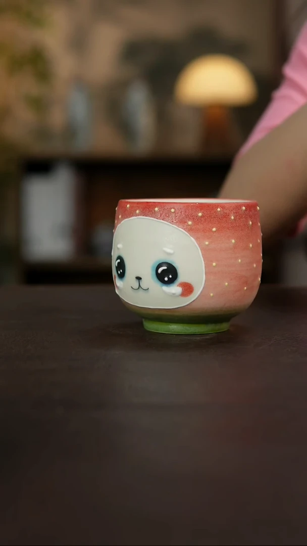杯景德镇陶瓷杯碗柴烧多人
