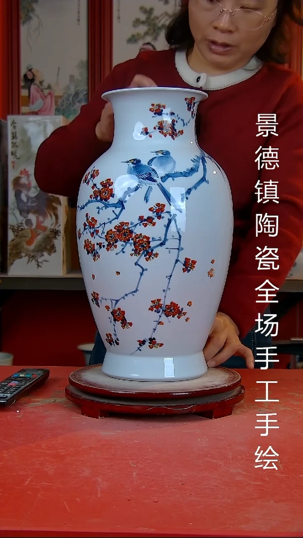 摆件景德镇陶瓷 全场手工手绘