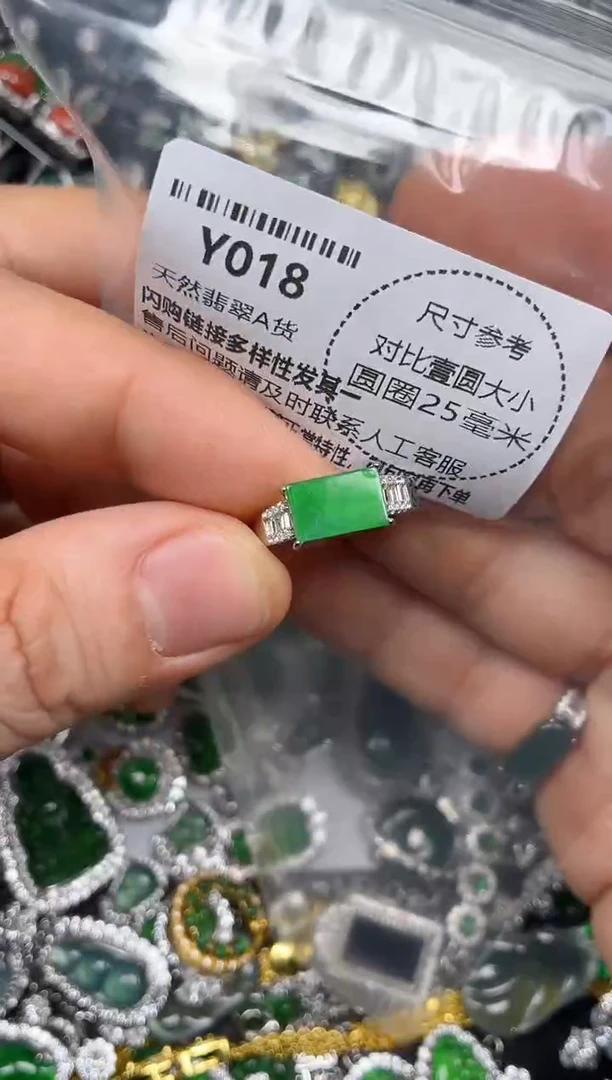 颈饰未镶嵌翡翠Y018戒指