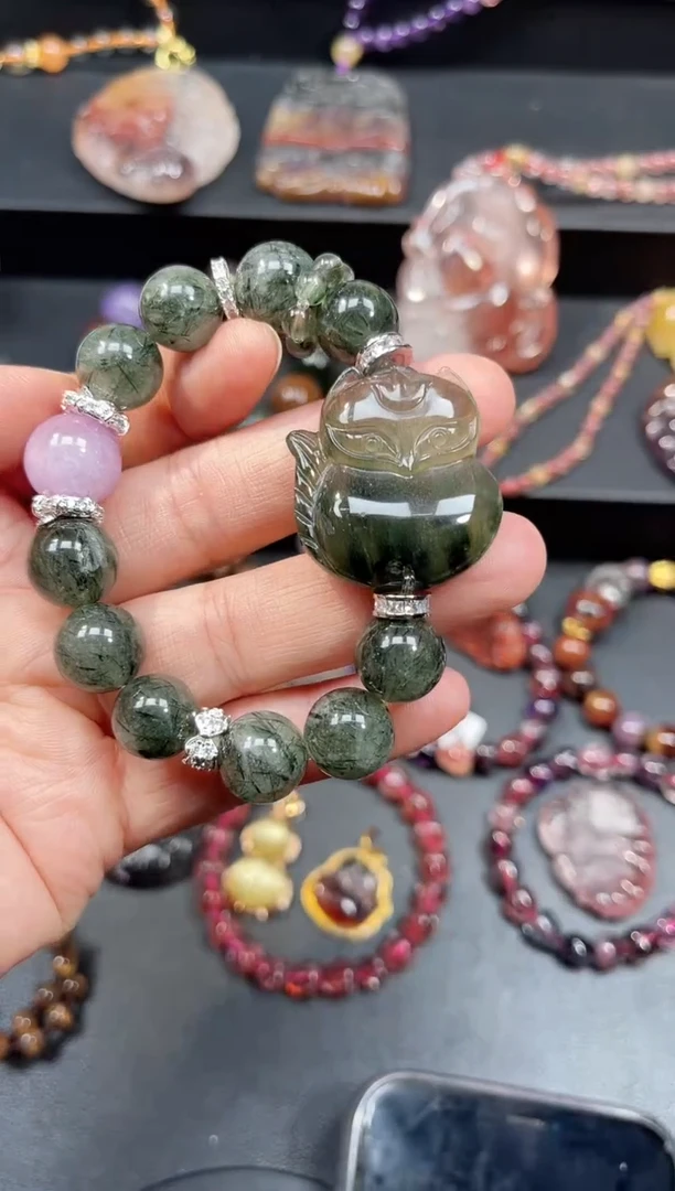 未镶嵌颈饰水晶【百晶灵儿】定制款