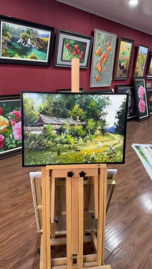 油画纯手绘油画 带装裱