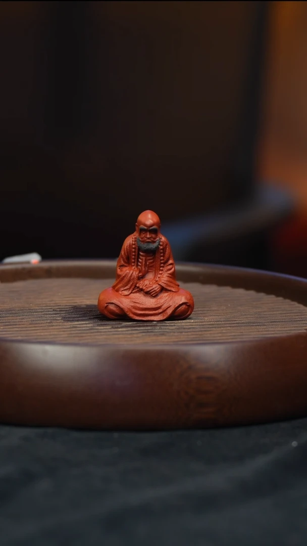 【闪购商品】紫砂茶壶朱泥 达摩 茶宠