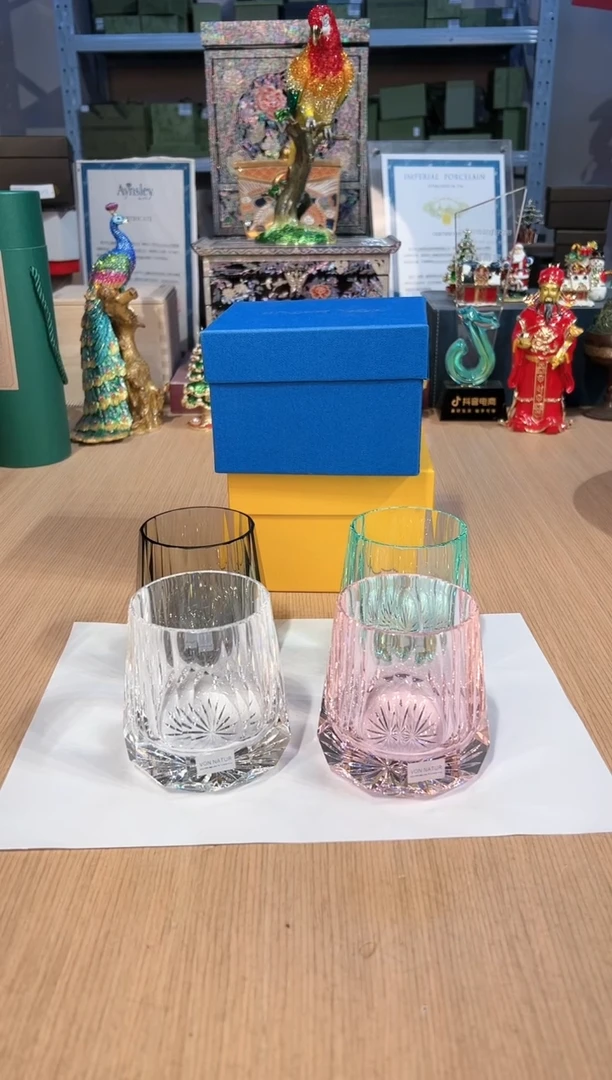 【闪购商品】杯84/Von切面水晶洋酒杯（四色）