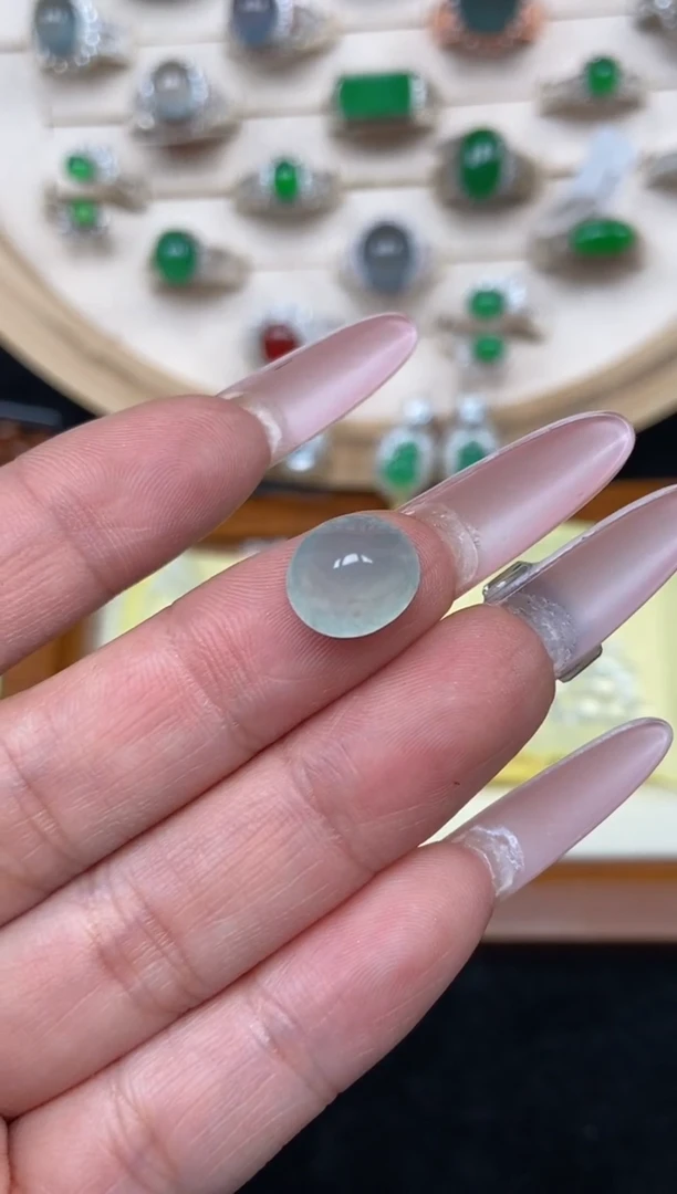 未镶嵌定制翡翠18天然缅甸A货翡翠蛋面