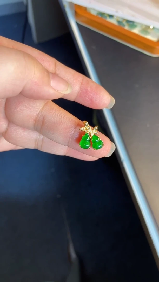 吊坠(不含链)银S925镶嵌翡翠1