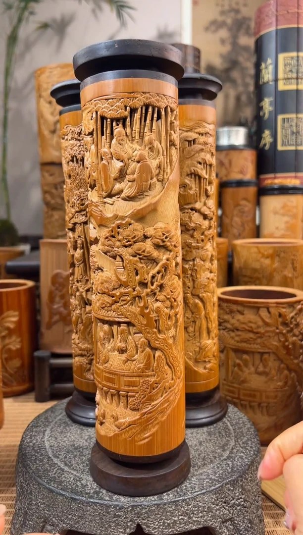 何****玩兰亭雅集香筒