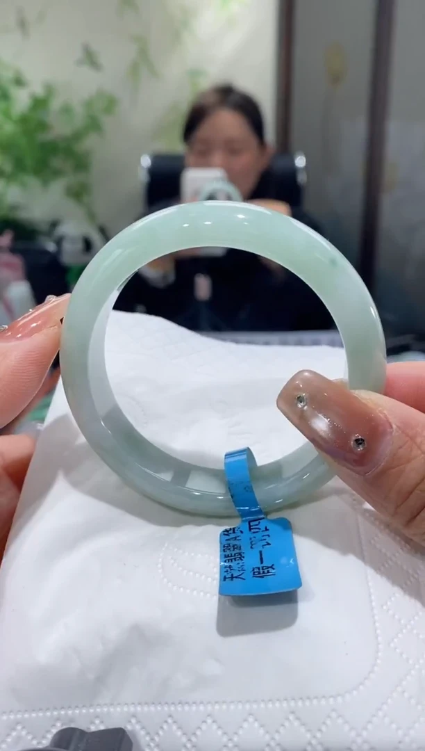 未镶嵌手镯翡翠圈口52-53