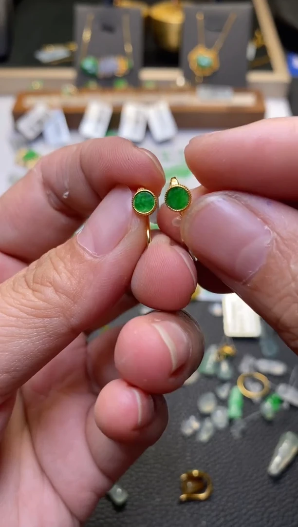 翡翠银S925镶嵌颈饰多样性发其一32935