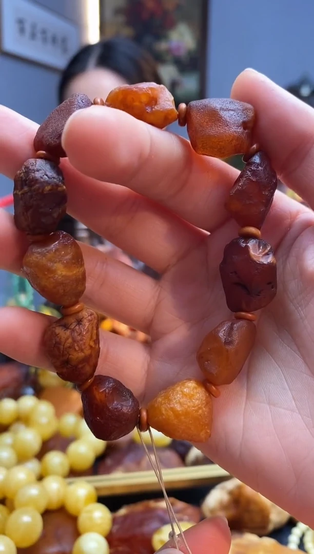 手链琥珀未镶嵌手串