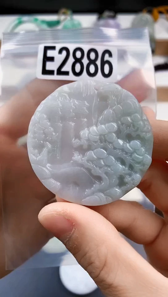 颈饰未镶嵌翡翠天然翡翠吊坠挂件