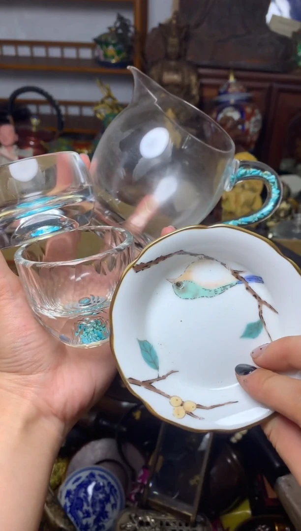 紫砂盖碗瓷器默认微瑕瓷器