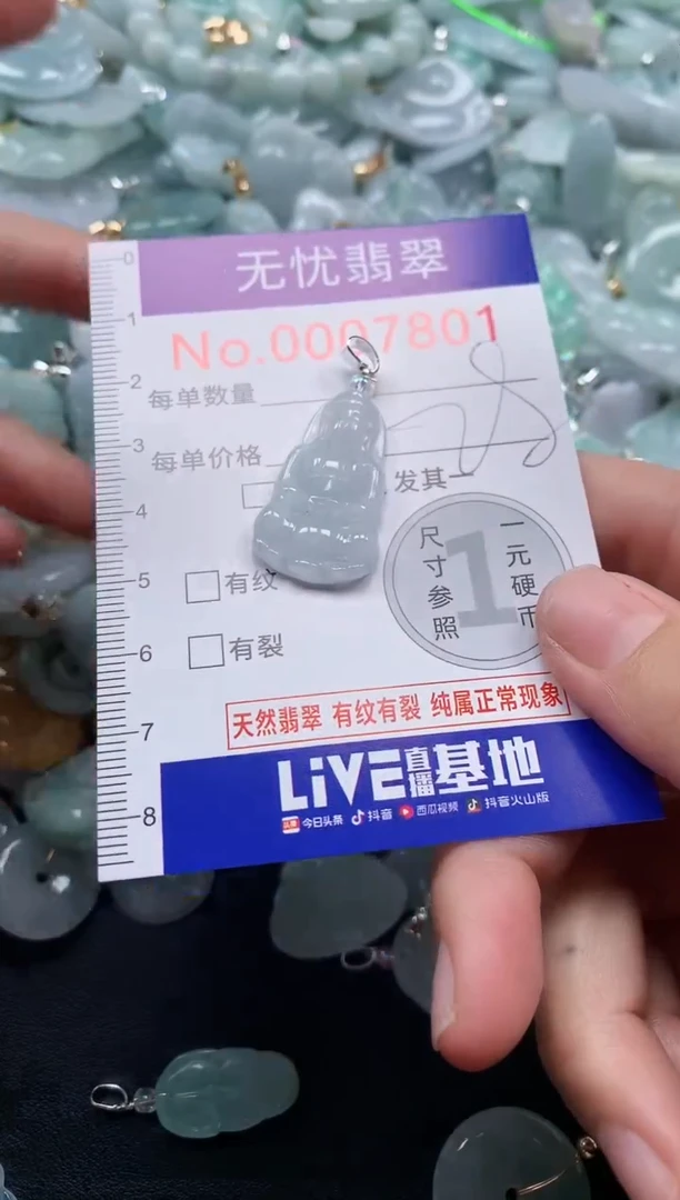 颈饰未镶嵌翡翠7801