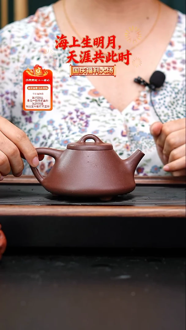 茶壶紫砂全手工底槽青子冶石瓢290