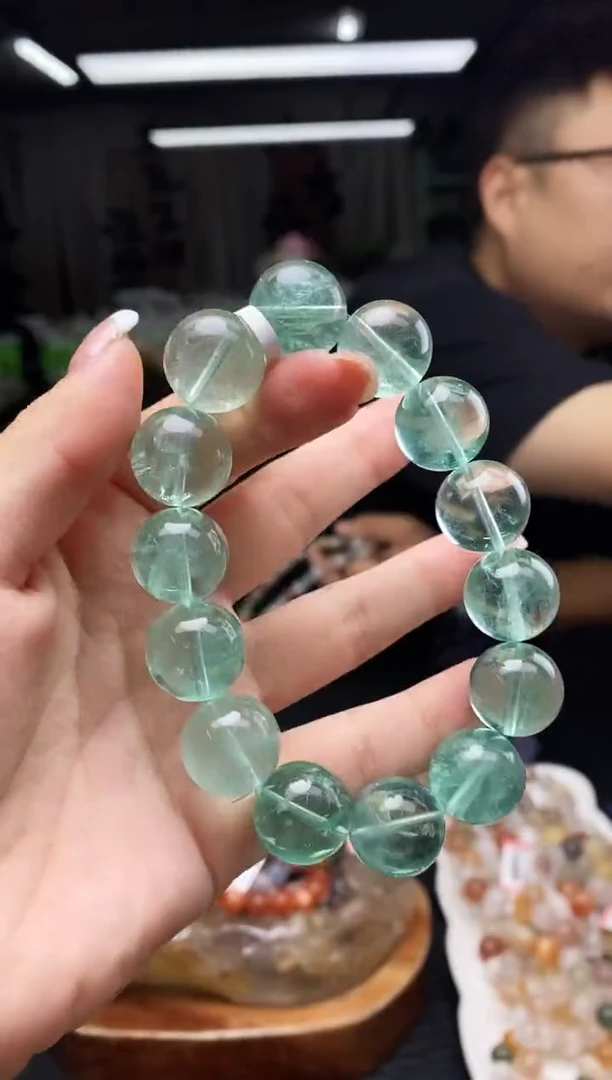 未镶嵌手串萤石手串384