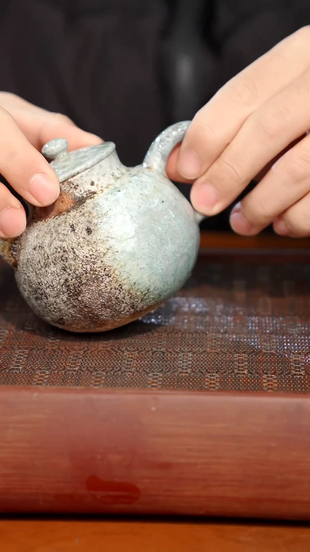 陶瓷奢瓷/瑞寅柴烧茶器（壶）1470微瑕