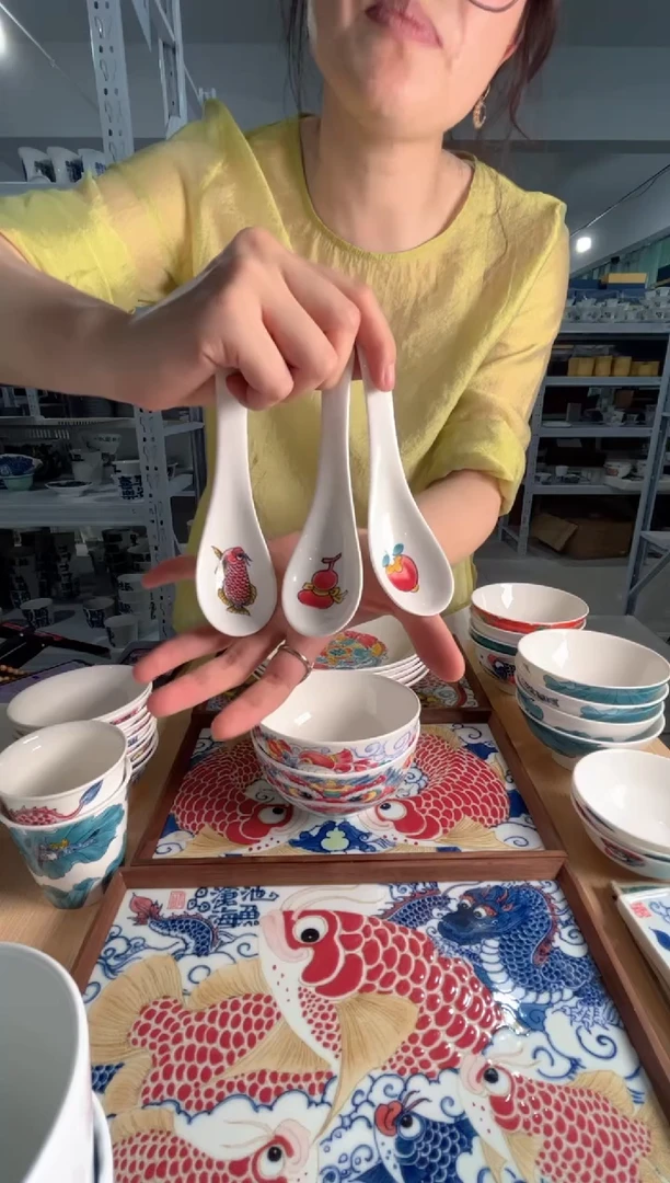 瓷拙明院（福利价格）小汤勺3只