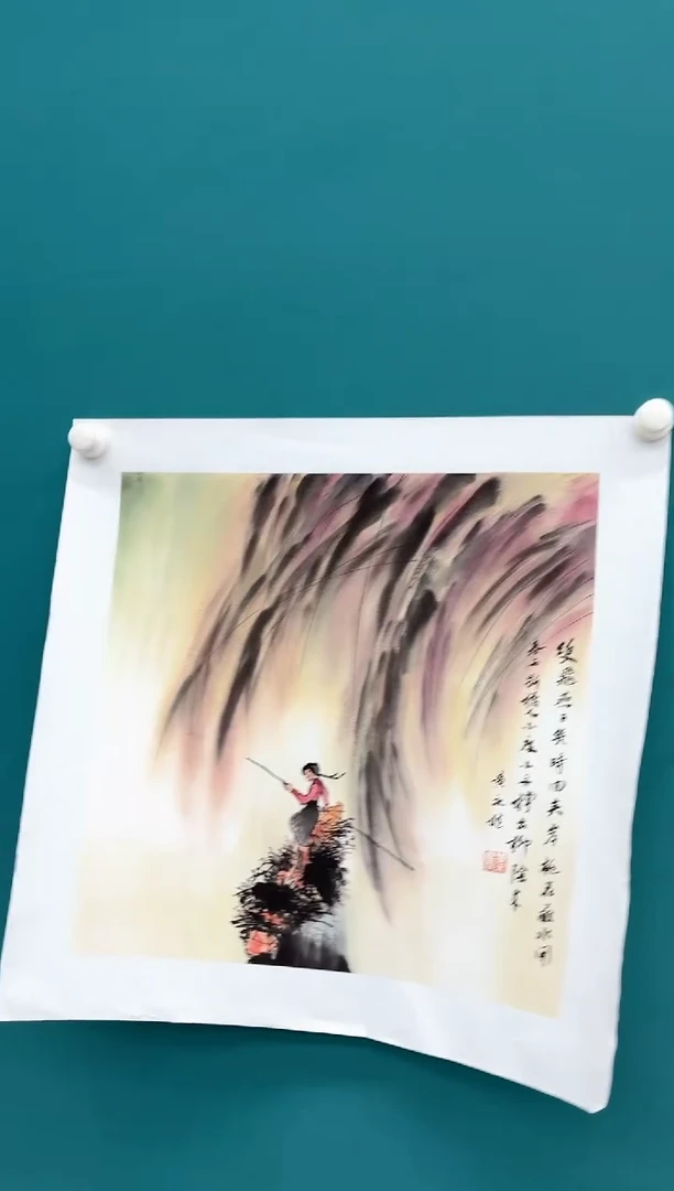 绘画国艺盛藏7月10日黄老师绘画2平尺