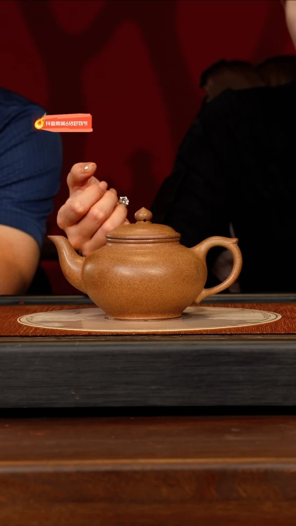茶壶紫砂宜兴紫砂CLQ 桃花泥 笑樱