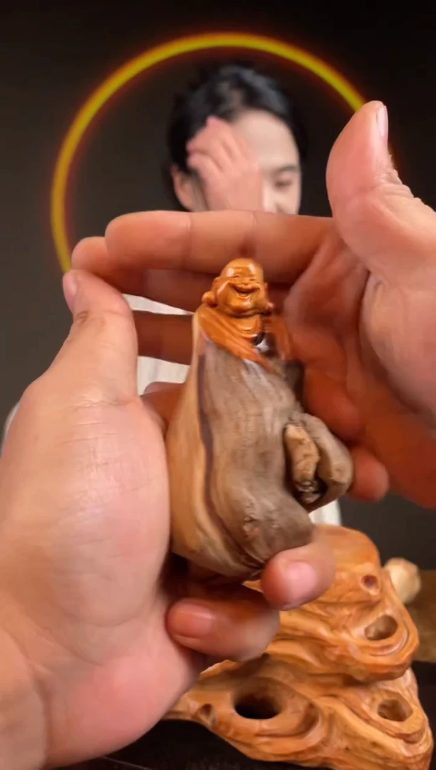 柏木（崖柏）手工摆件,先抢先得! 编号:412