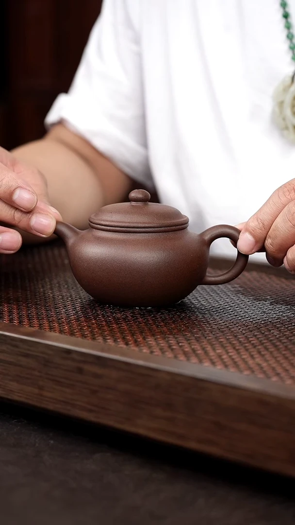 茶壶紫砂紫泥永福莲子