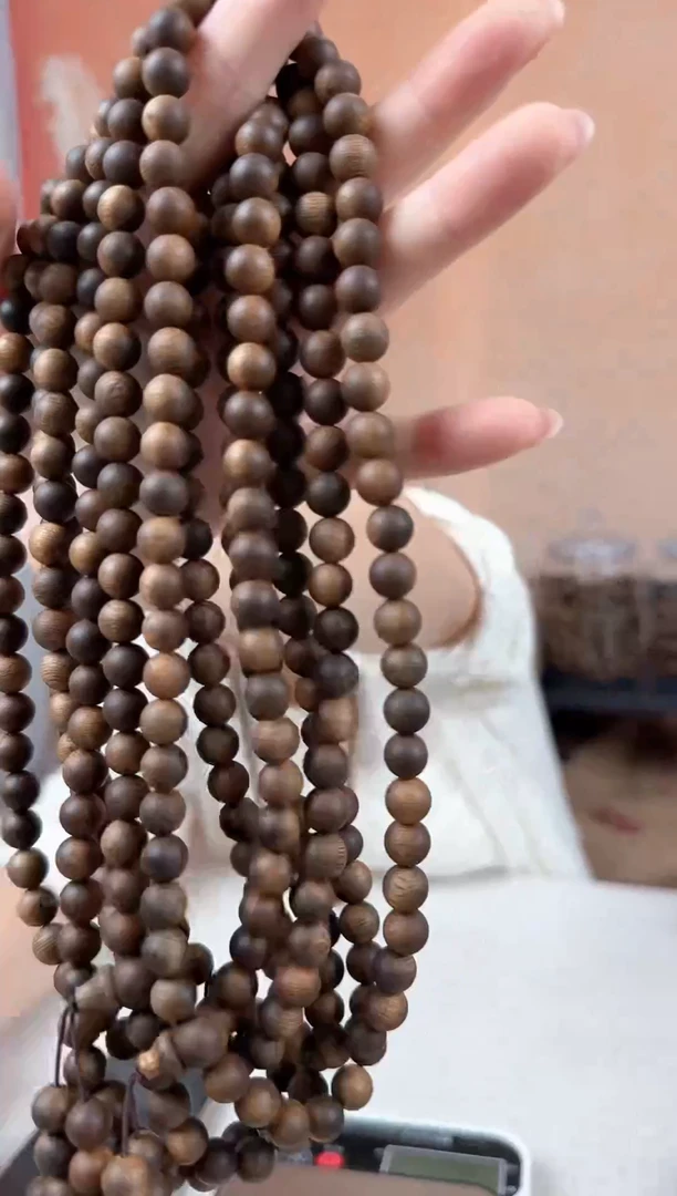 沉香沉香碎屑11沉香沉水浮圆珠多圈卡8多样性发其一