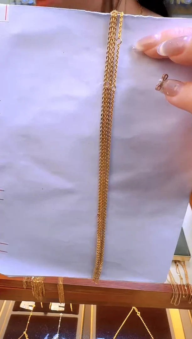 40+5cm固定可调节闪o加粗链2.68g（多样性发货）