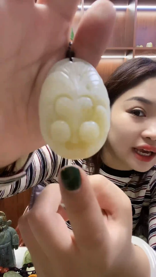 未镶嵌蛇纹石玉手把