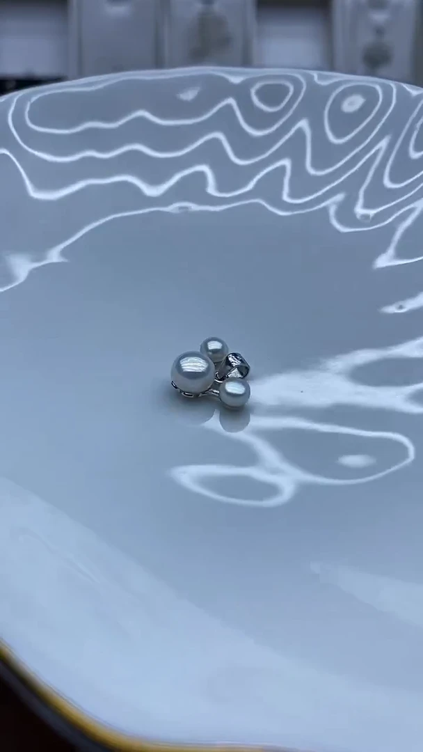 吊坠(不含链)银S925镶嵌淡水珍珠吊坠多样性发其一