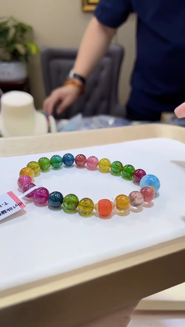 18K金镶嵌手链碧玺@@ZY30411068