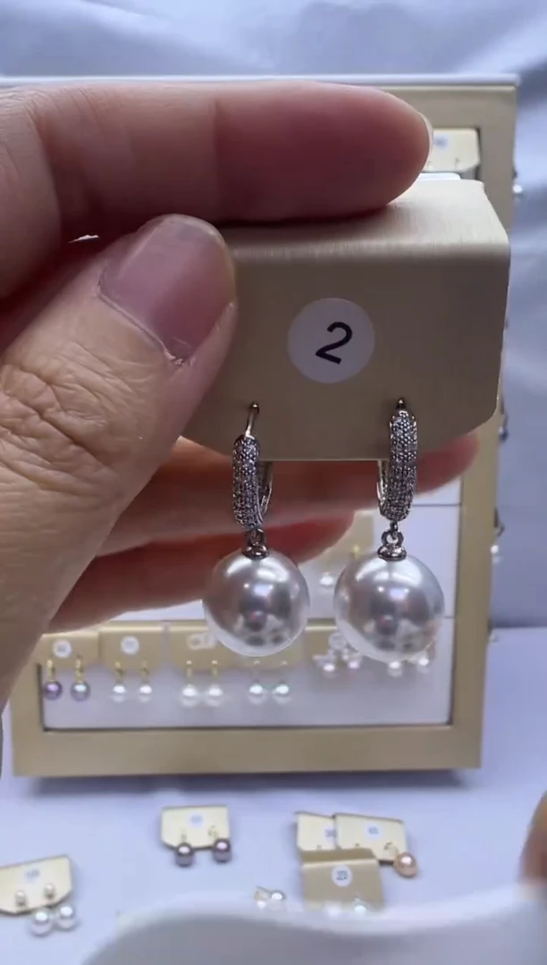 未镶嵌耳饰淡水珍珠2