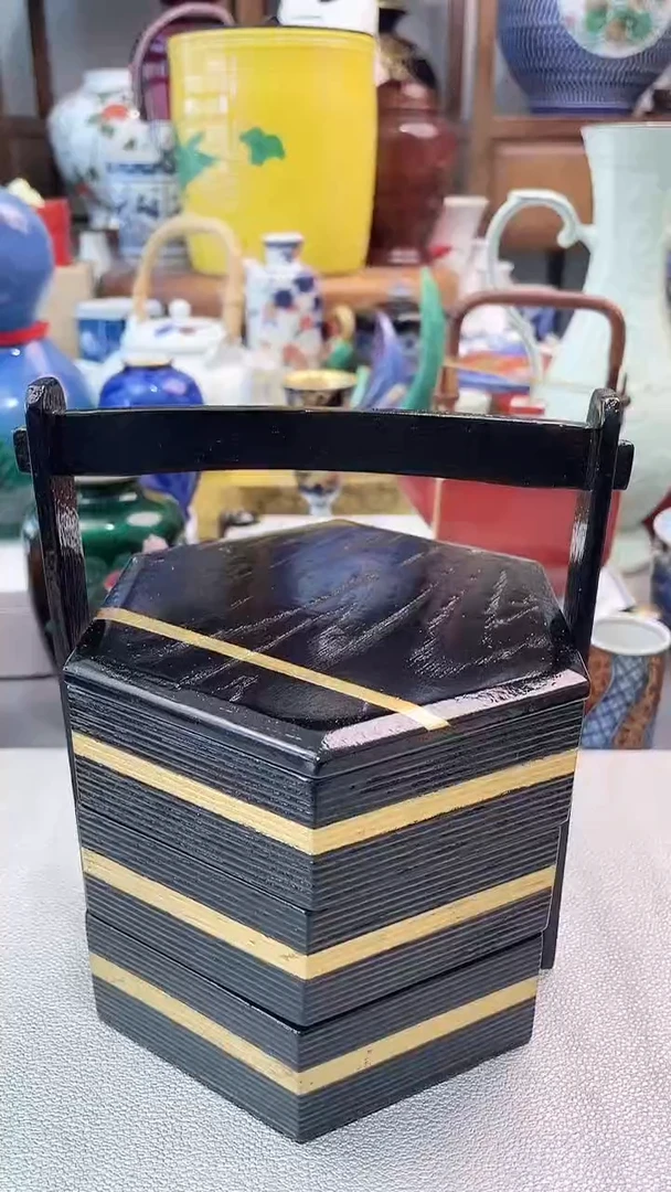 盘日产提梁三段食盒