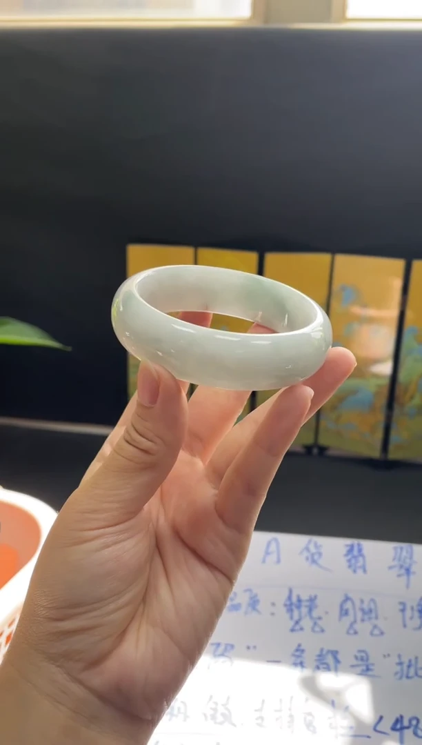 未镶嵌手镯翡翠05#天然缅甸A货翡翠手镯56-58圈口（宽版轮胎）