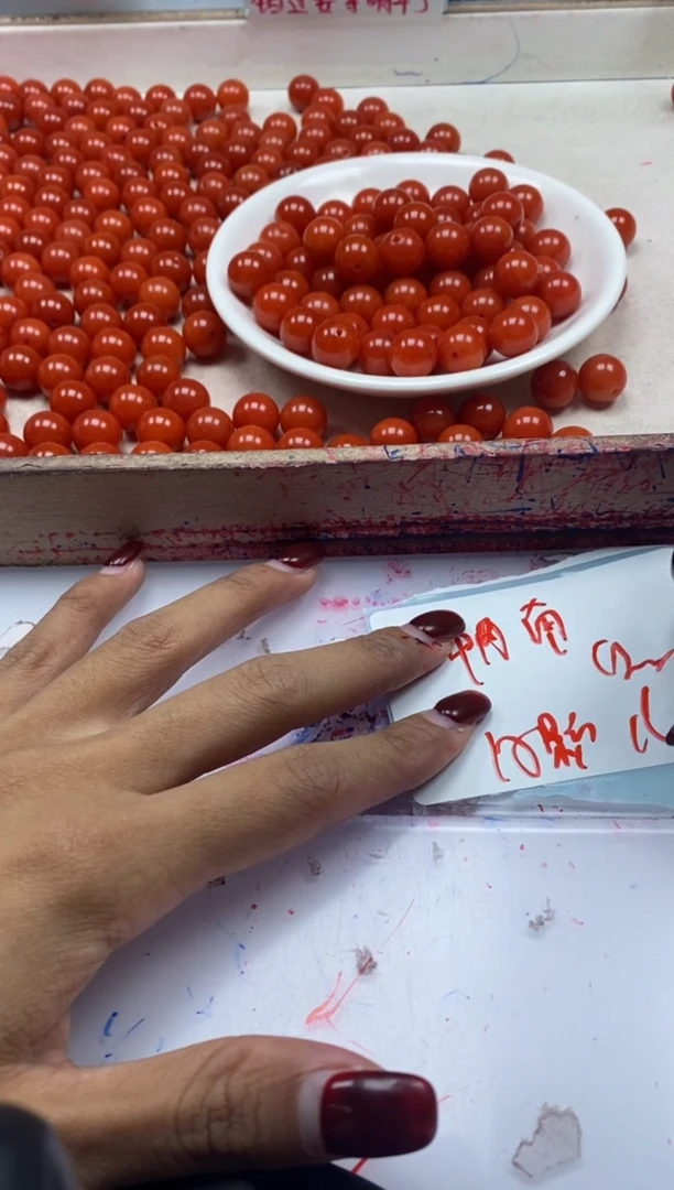 【闪购商品】南红玛瑙颈饰未镶嵌w2258满肉南红12mm*10颗