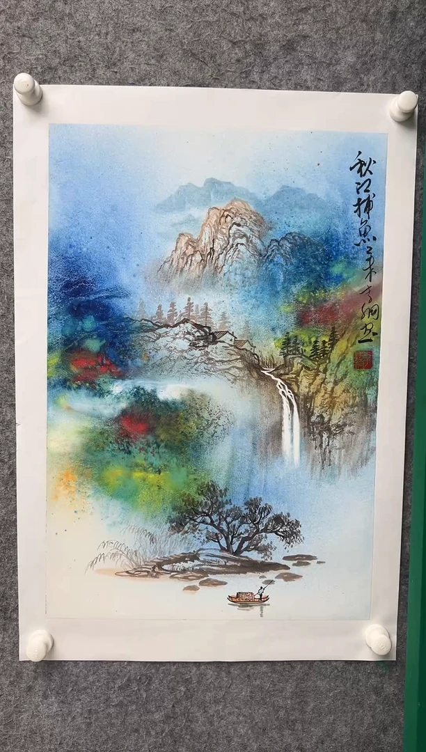 国画李纲-2.7平尺-国画作品