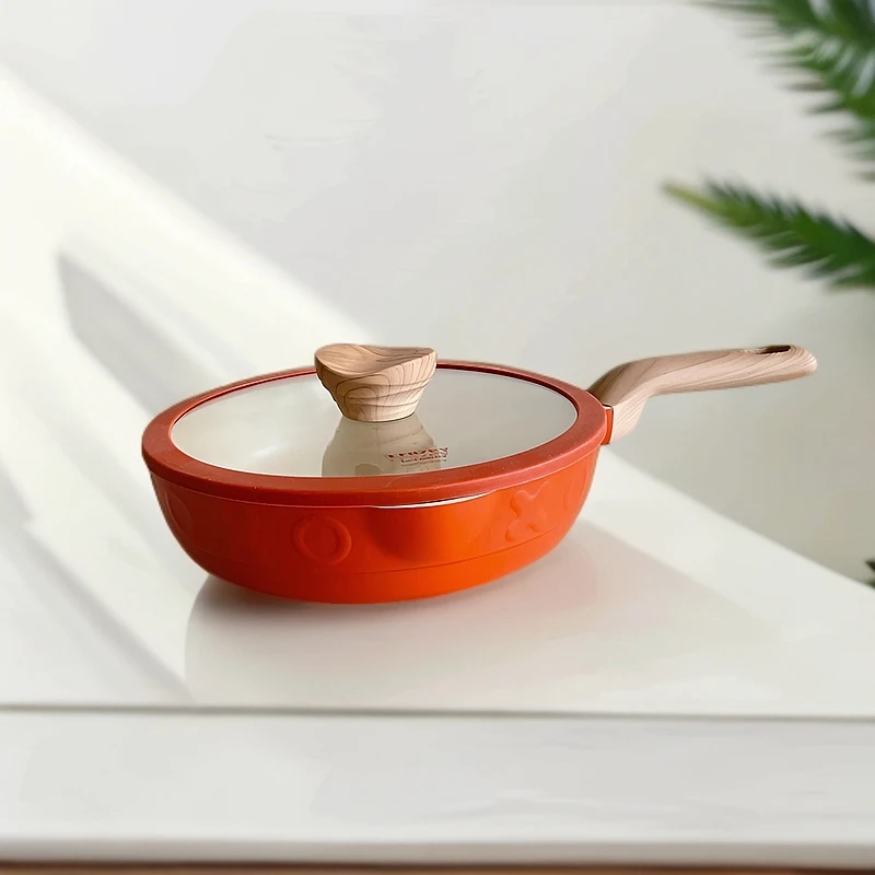 【微压】24cm钛陶瓷不粘锅微压煎锅