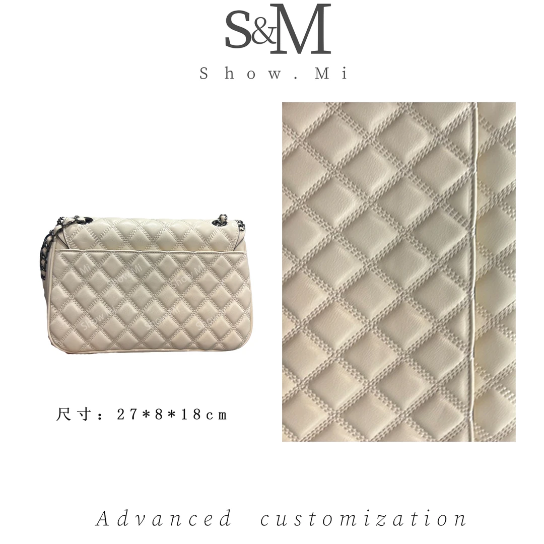 【Show Mi】GQ-6350大-米白-轻奢小众时尚百搭女士包包sm