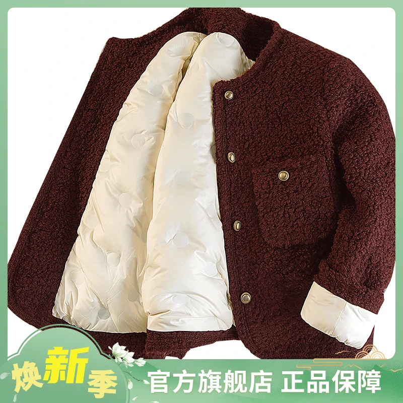 2025冬装新款女装时尚长袖短款外套90绒小香风羽绒服S43B4782Y