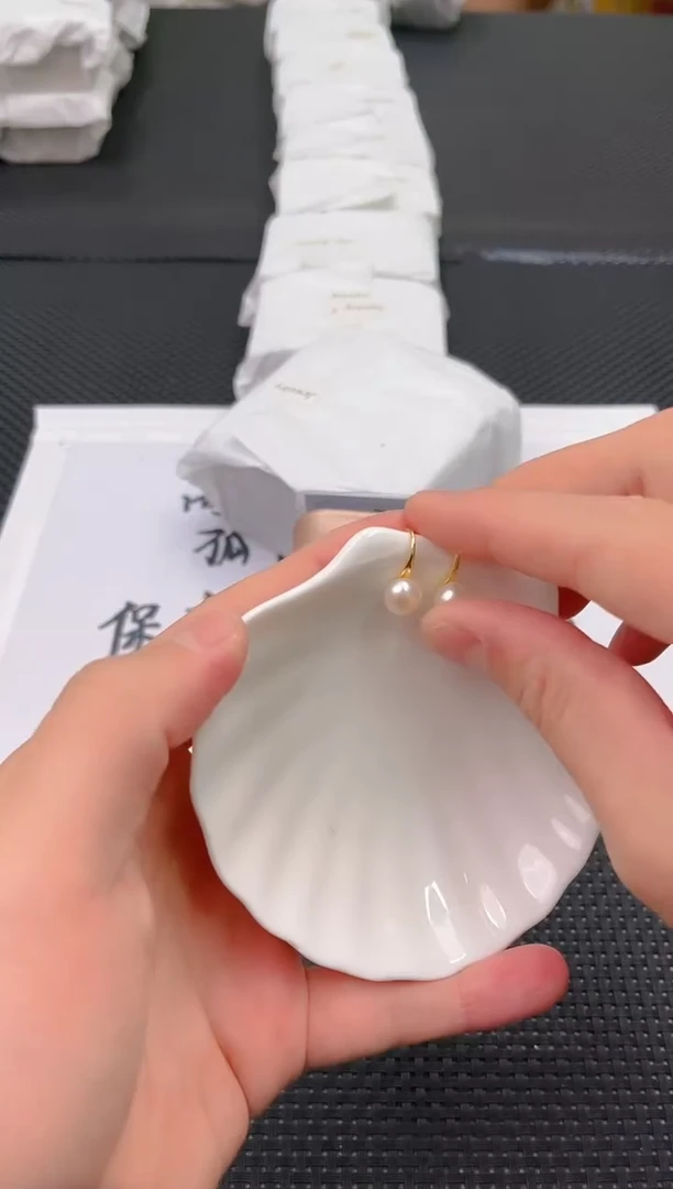 未镶嵌淡水珍珠耳饰ed1046