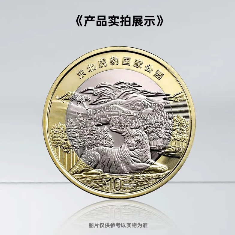 法定货币2024年东北虎豹国家公园普通纪念币面值10元