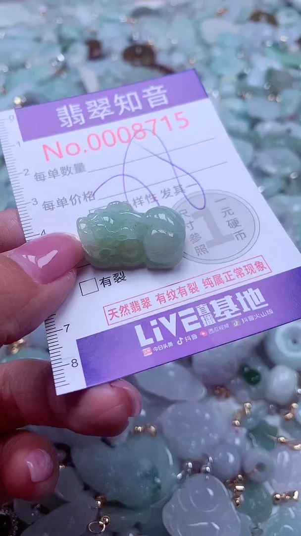 颈饰未镶嵌翡翠8719