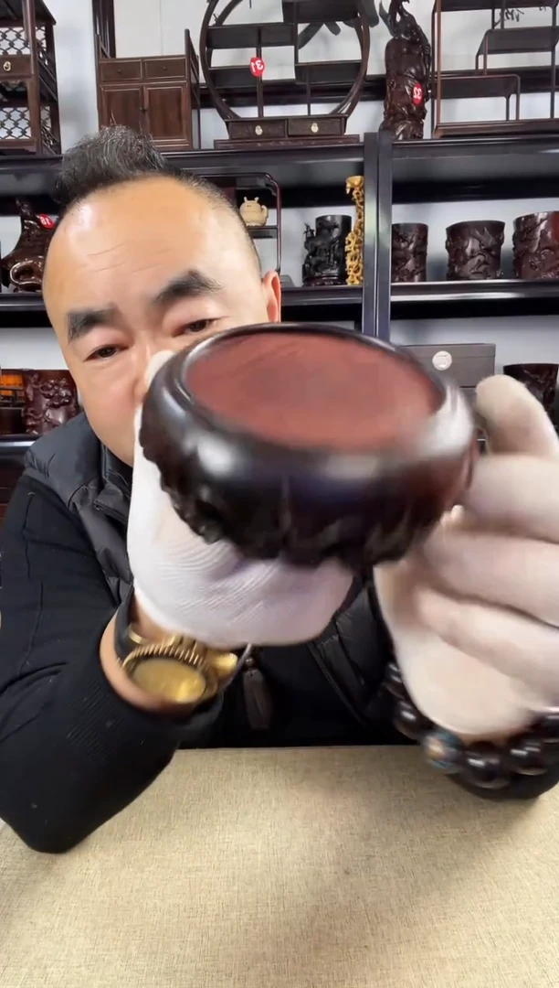 木老李红木工艺品810瑕疵
